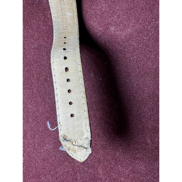 Emporio Armani Men’s Watch Silver Dial Asian Numerals Stainless Steel Leather - Picture 4 of 7